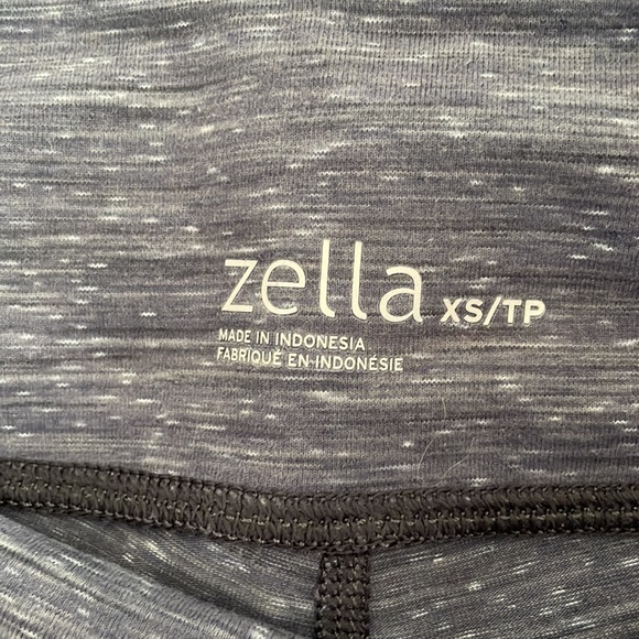 ZELLA Blue/Gray Workout Leggings, Size XS - Picture 6 of 6